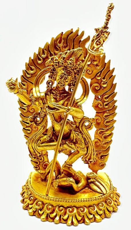 逸品【護法大魔王尊 荼枳尼天 双頭宝珠巳神】大型厨子 神像 仏像 逸品