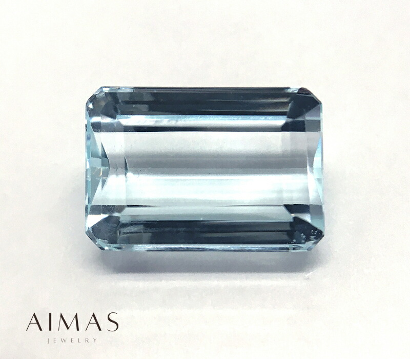 楽天市場】アクアマリン 12.618ct ルース ◇ エメラルドカット