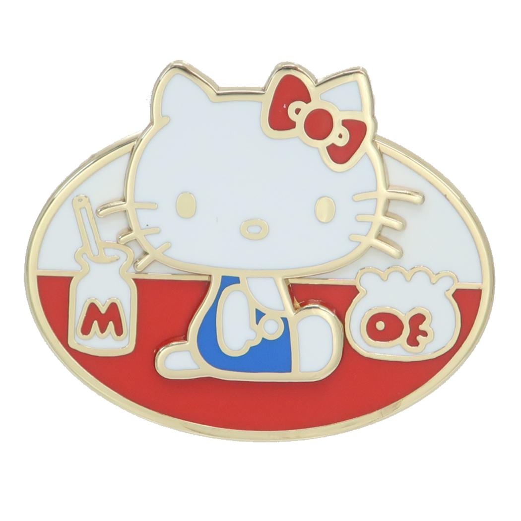 レトロ ハローキティ 子犬のお散歩 ピンバッジ セット キティ サンリオ