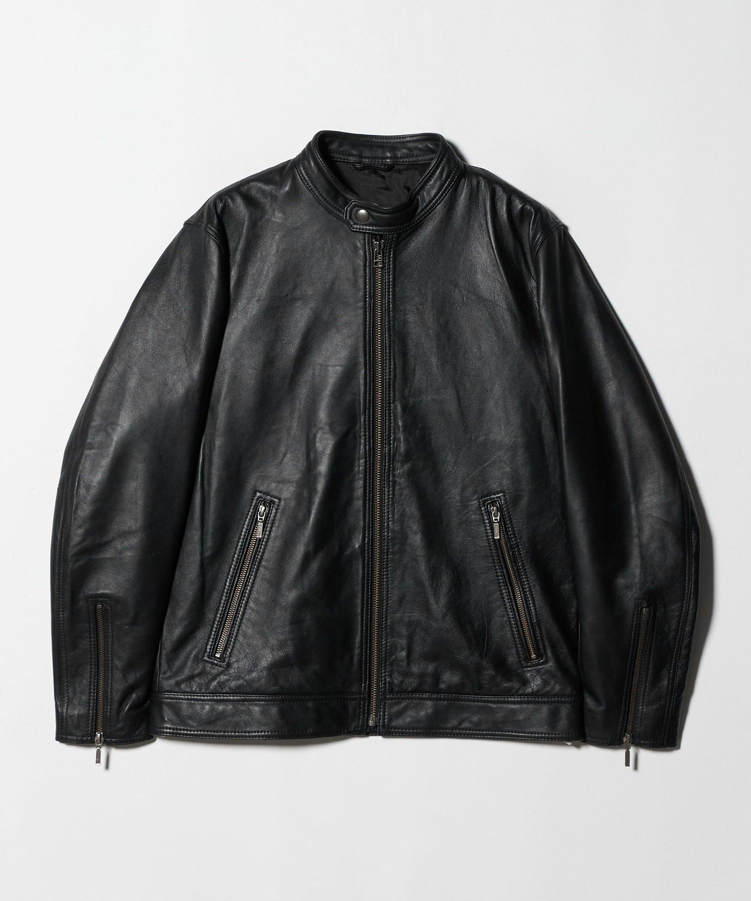 UNITED ARROWS ライダース レザージャケット サイズ36 黒
