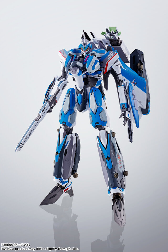 マクロスΔ」主役機「VF-31J ジークフリード」と「スーパーパーツ」が