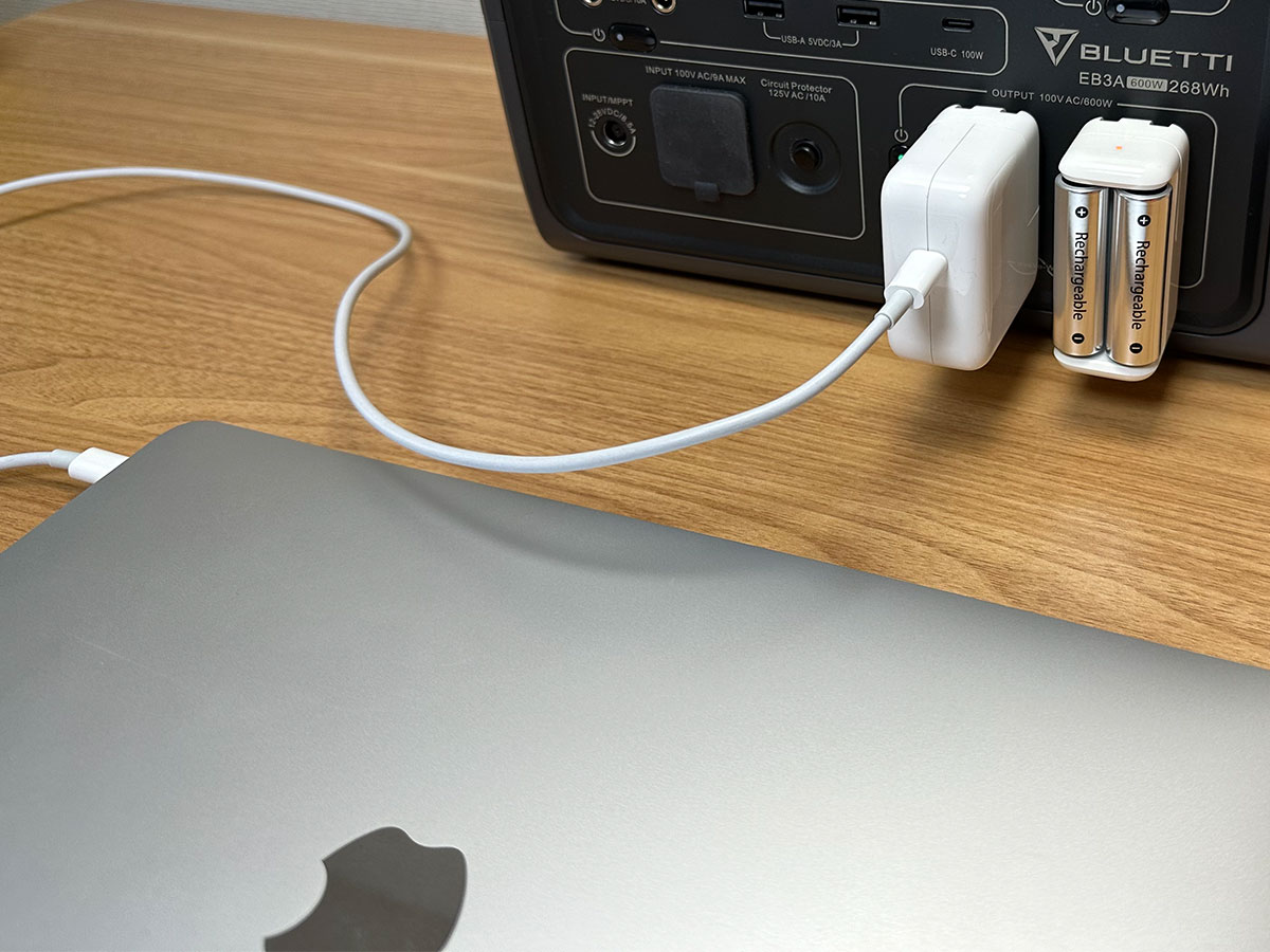 BLUETTI EB3A ポータブル電源 充電の為開封での未使用 ポータブル電源