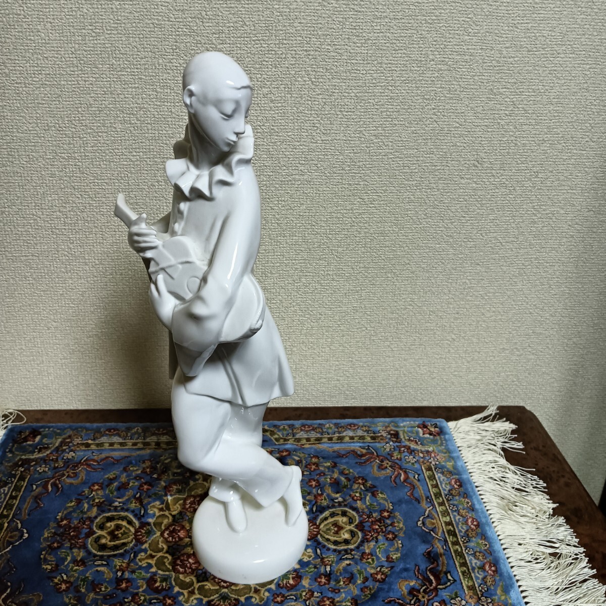 ジノリ アンティーク イタリア製 フィギュリン磁器人形2点セット