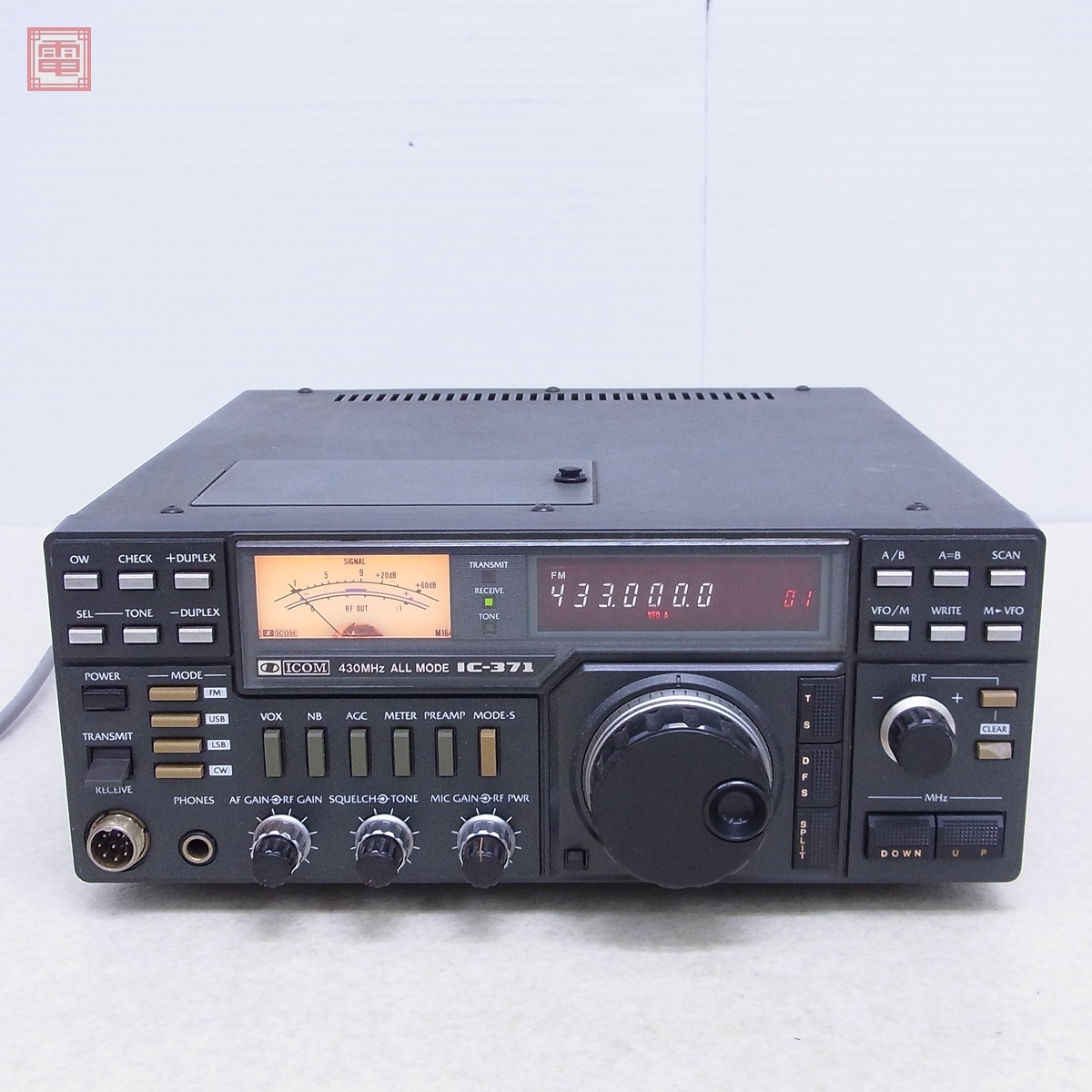 ICOM ICー371 430MHz オールモード機 Yahoo!オークション - ICOM IC