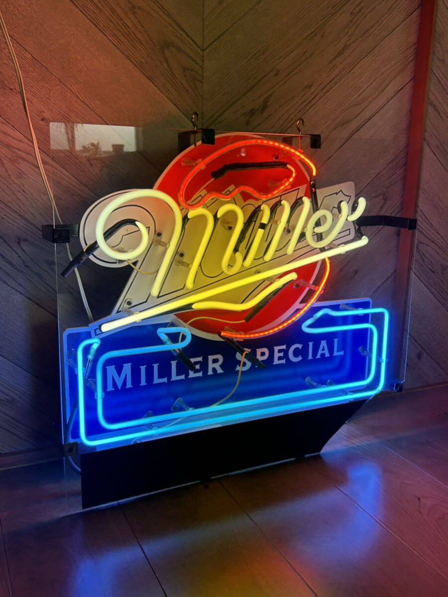 C*!様 70s ネオンサイン Miller ビール neon sign bee C*!様 70sネオン