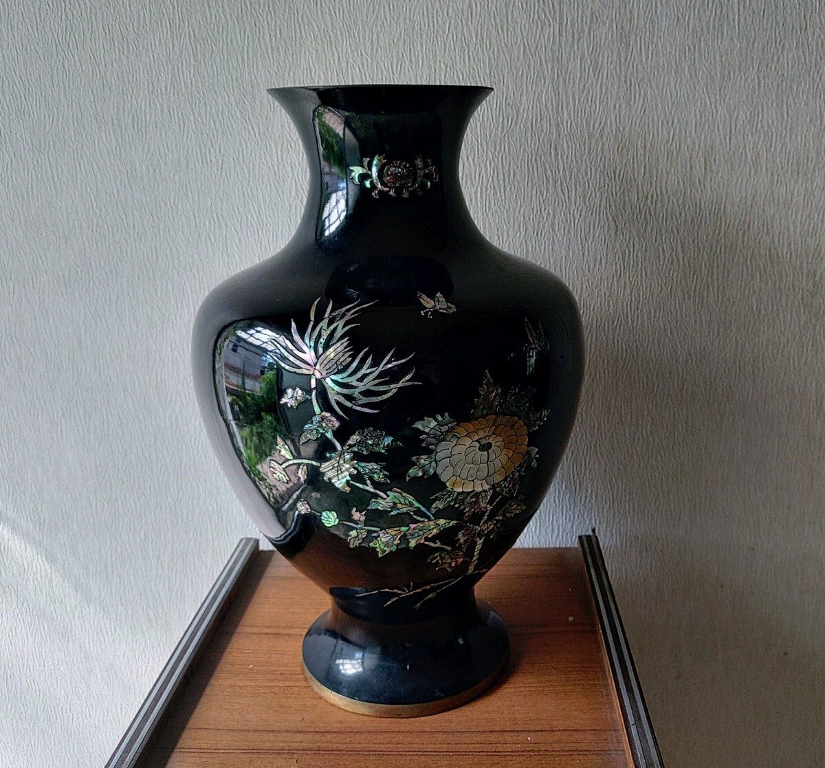 螺鈿細工 朝鮮 壺 花瓶 工芸品 アンティーク 【公式通販】
