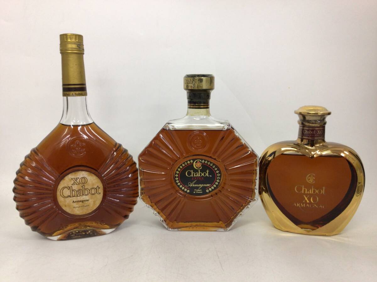 △未開栓XO ブランデー brandy シャボー XO/エクストラ 3本セット 700