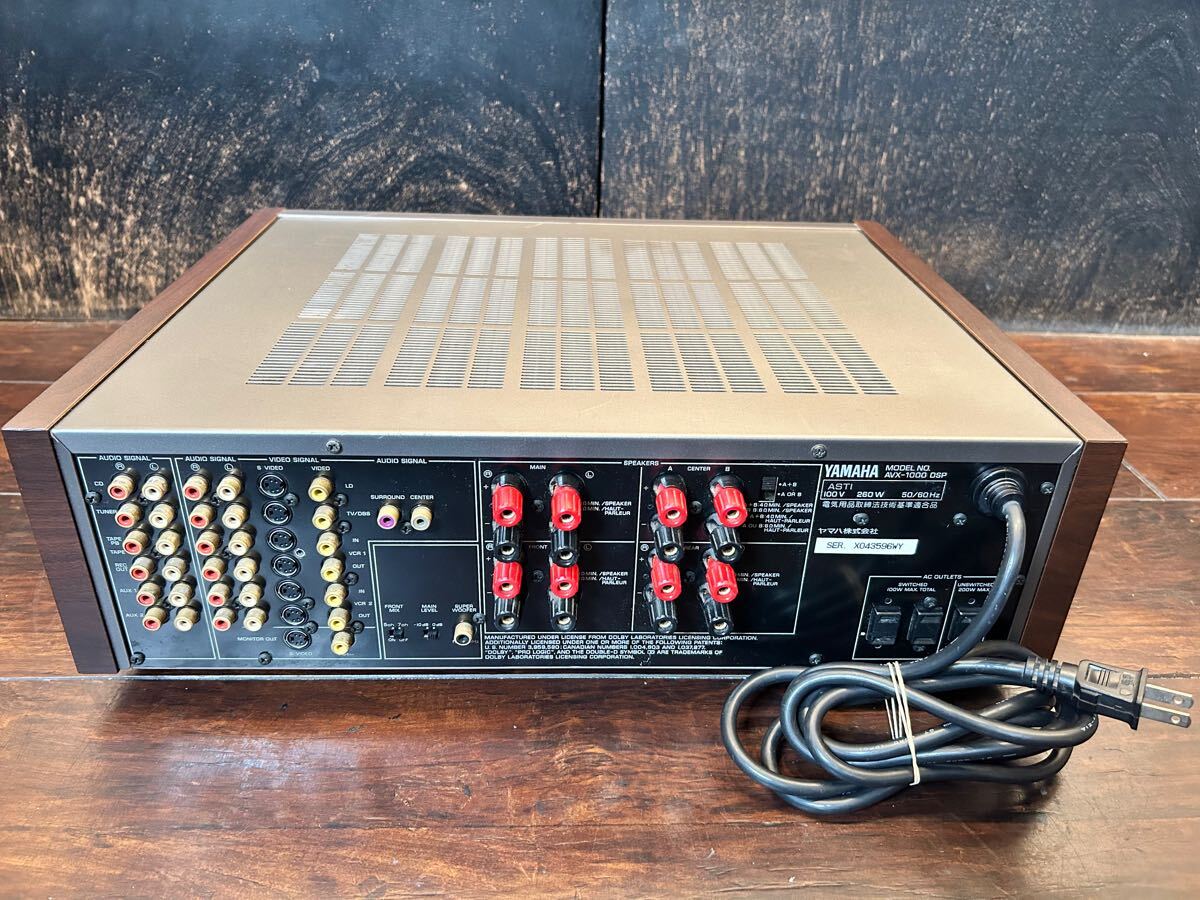 音出し確認OK YAMAHA AVアンプ AVX-1000DSP ヤマハ 現状品｜Yahoo