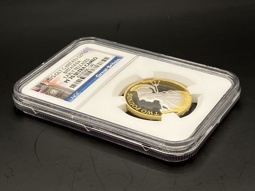 ◇PR70UC ER◇2015 ブリタニア 銀貨 NGC イギリス ◇PR70UC ER◇2015