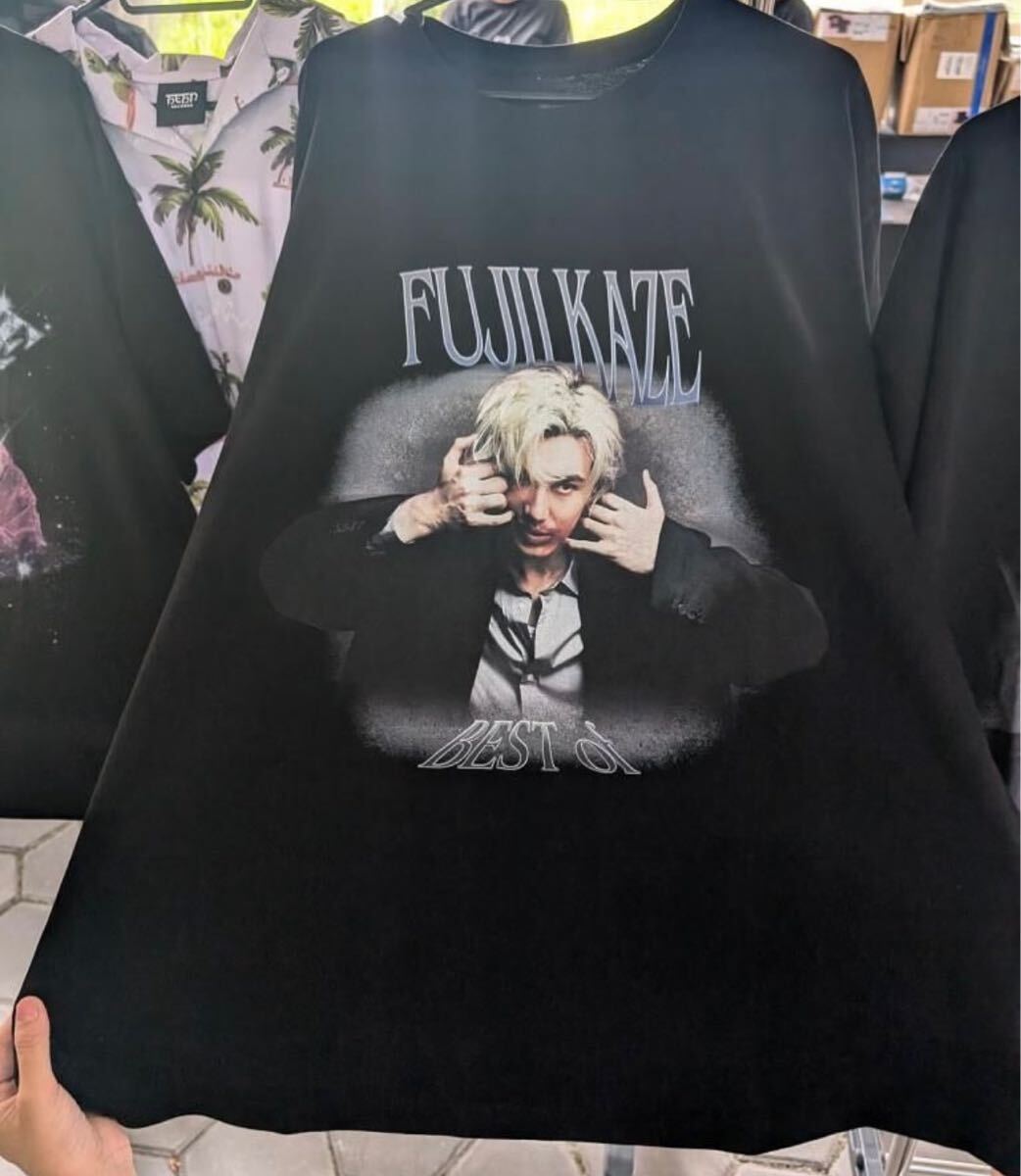 藤井風 ロングTシャツ Lサイズ グッズ 藤井風 燃えよロングスリーブT