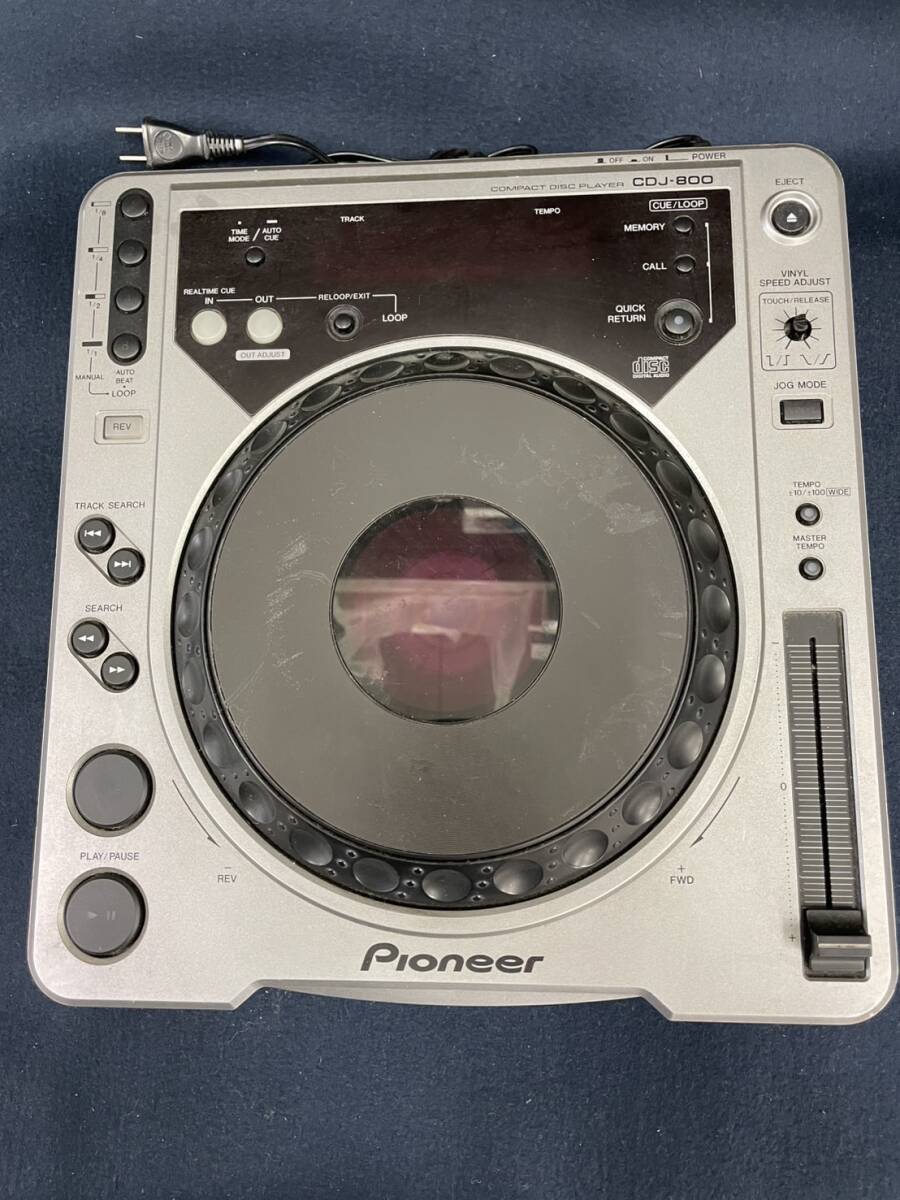 Pioneer CDJ-800 2004年製 カバー付き 2004年製 Pioneer CDJ-800 DJ