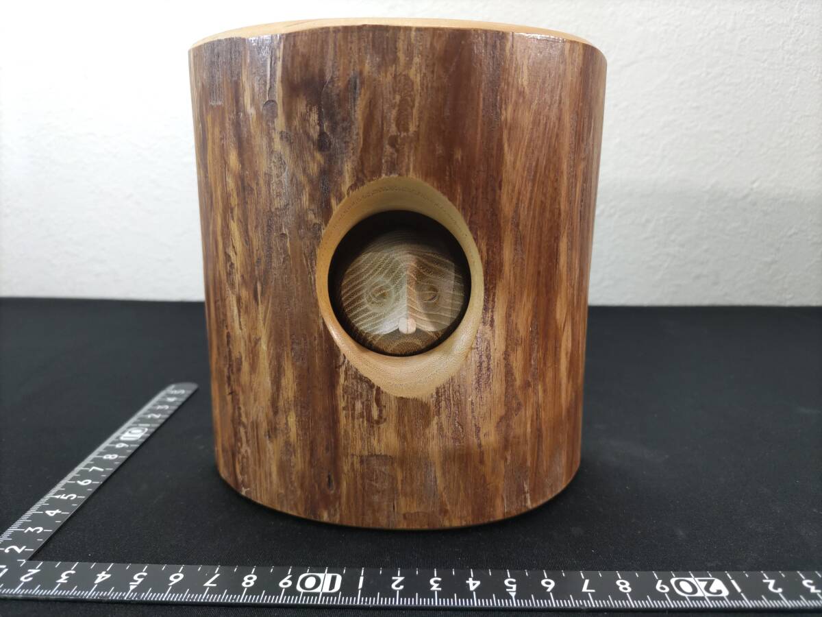 希少 HISA CRAFT 太田久幸 木の仲間たち 子持ちフクロウ 旭川クラフト