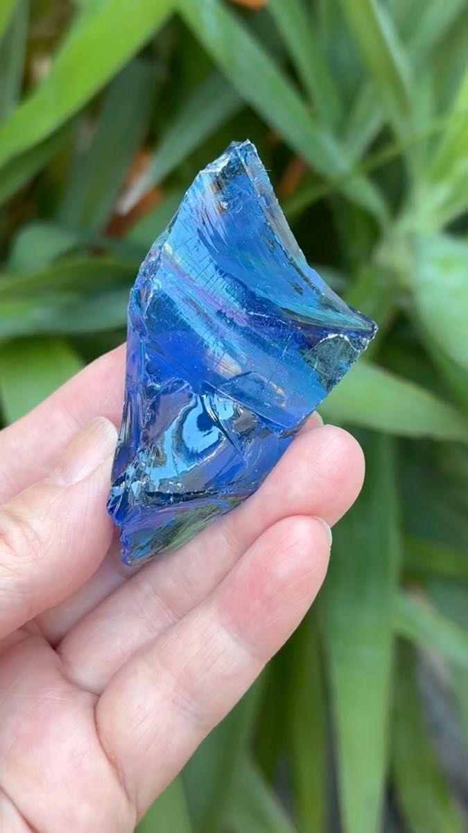 ハユーン アウイン アウイナイト 18.65ct 原石 コバルトブルー Hayune