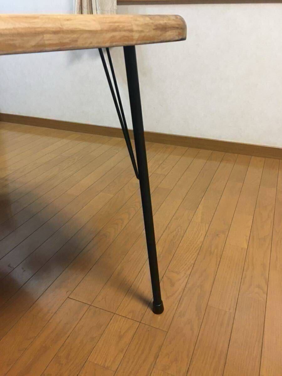 塗装品 アイアンレッグ テーブル脚 角度付 太さ22ミリ 高さ700mm