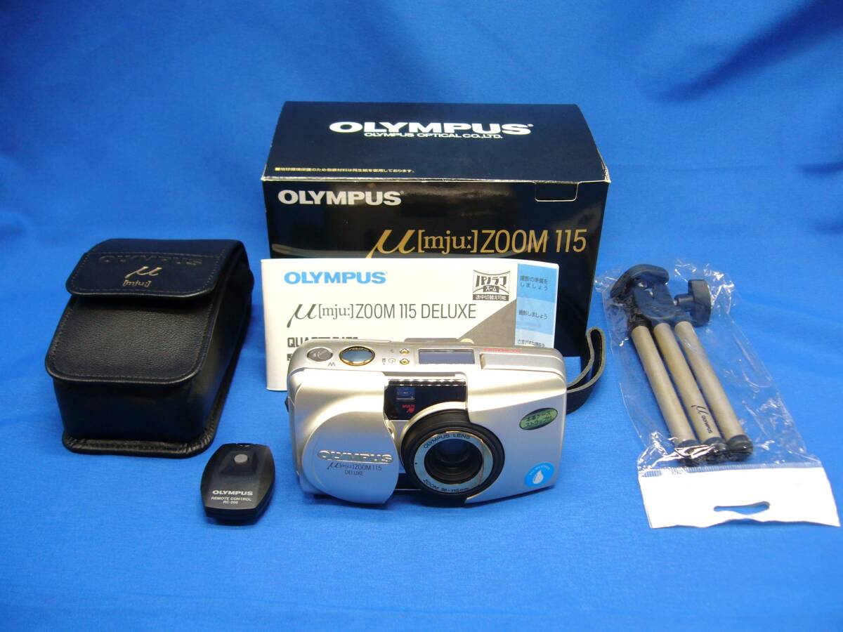 動作品]OLYMPUS μ ZOOM 115 DELUXE オリンパス セット｜OLYMPUS μ［mju