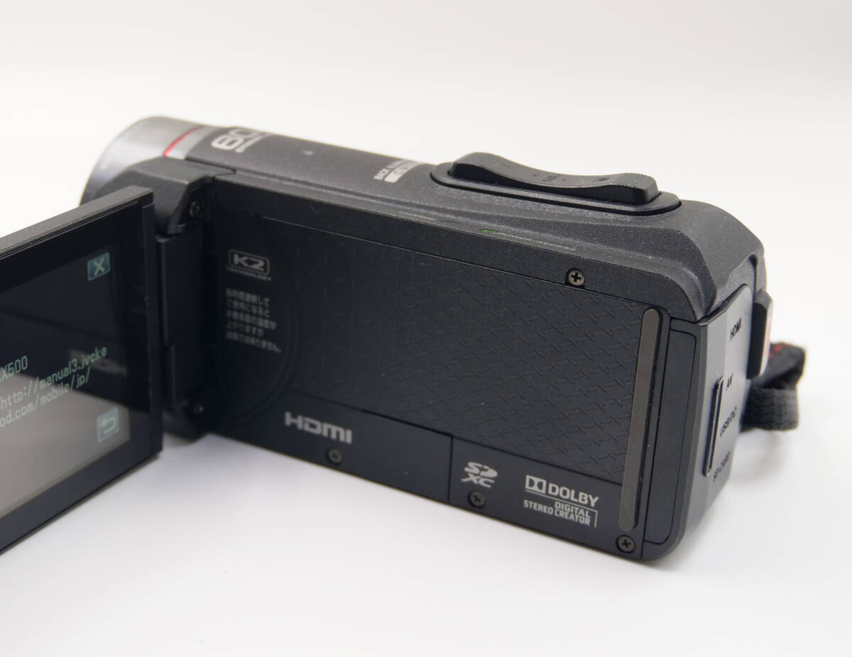 ☆JVC KENWOOD GZ-RX500-B 防水 ケンウッド デジタルビデオカメラ☆動作品