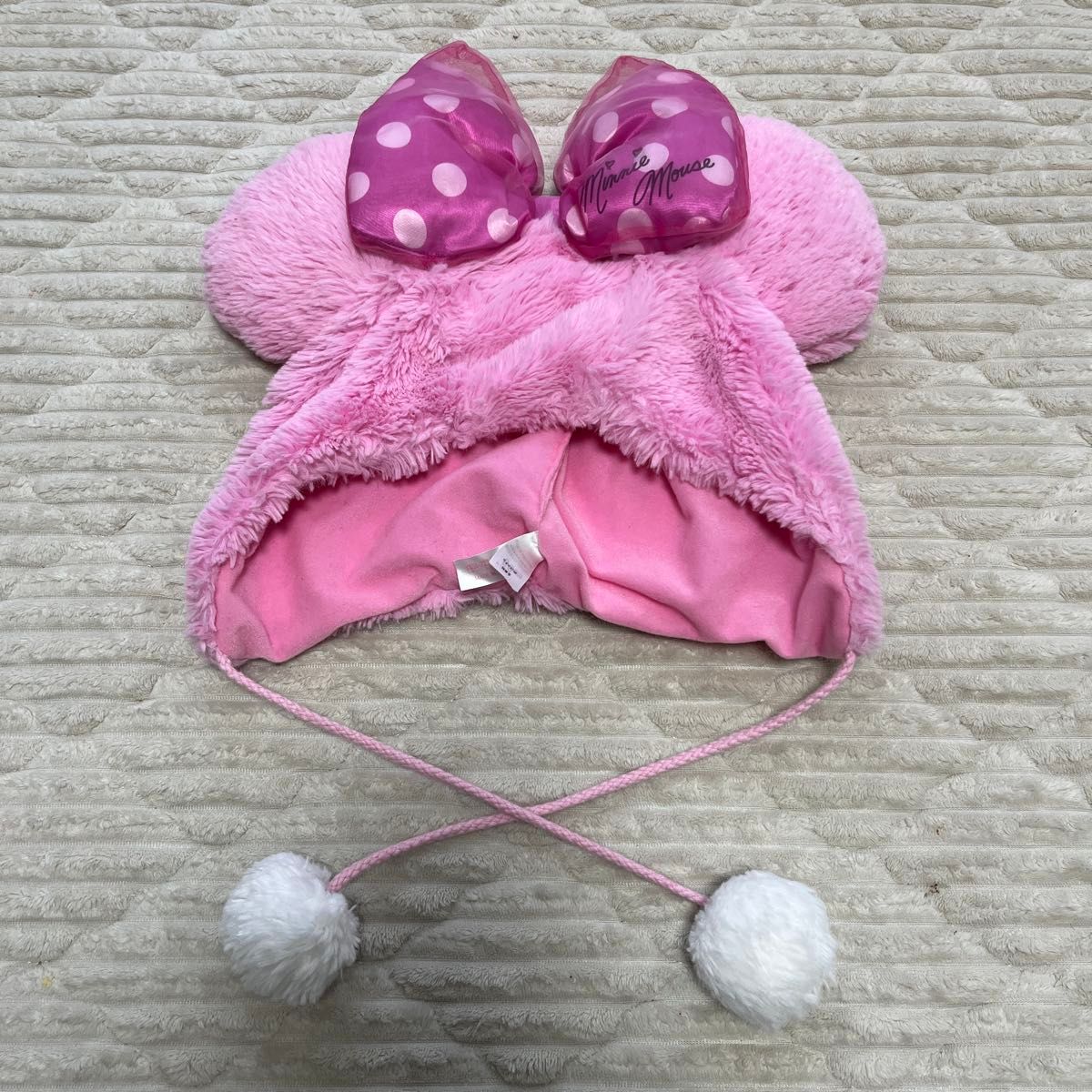 ディズニー ミニー パルパルーザ 水玉 ピンク ファンキャップ ミニー