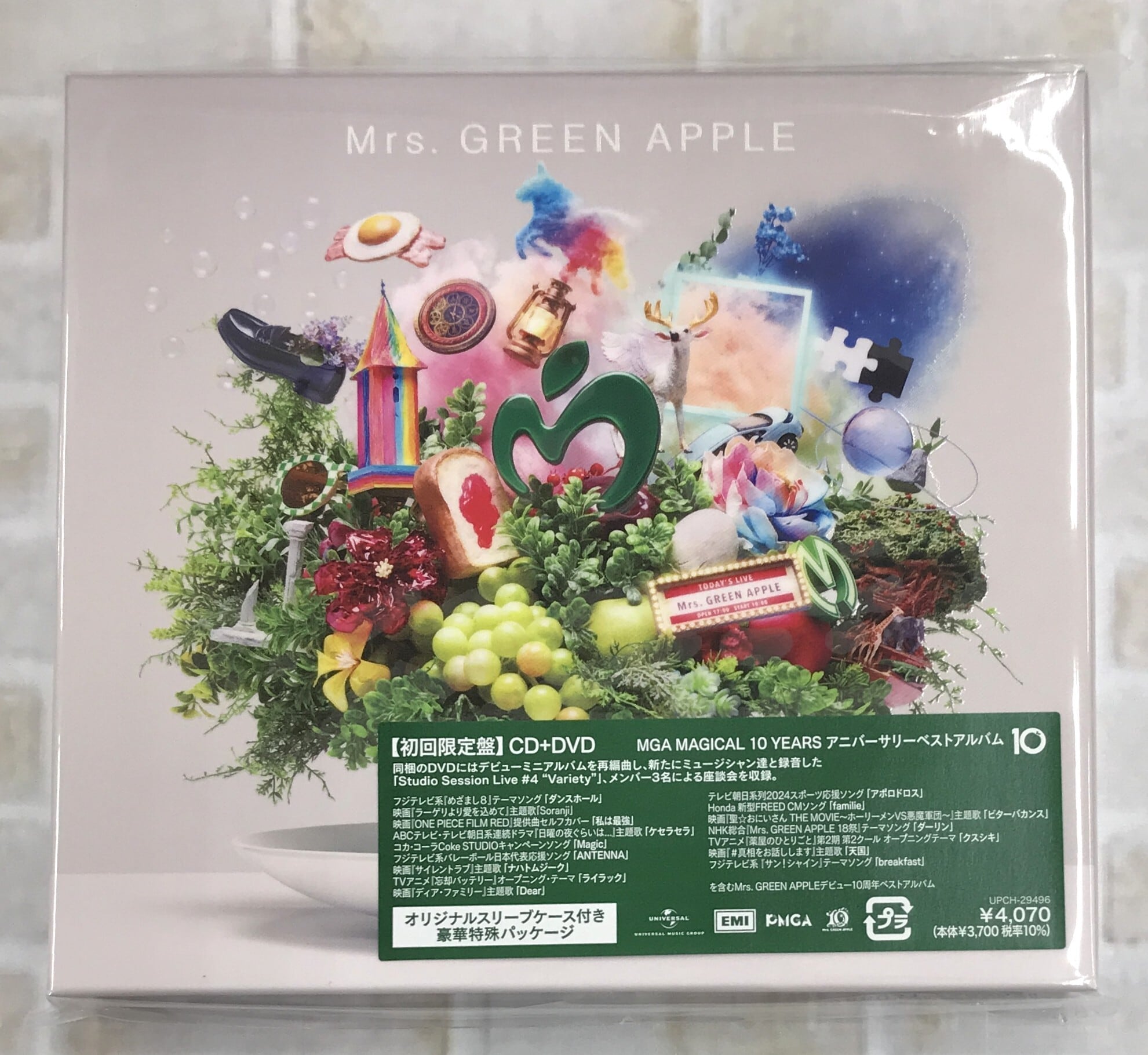 新品】Mrs. GREEN APPLE 10周年 初回限定盤グッズ7点セット Mrs. GREEN
