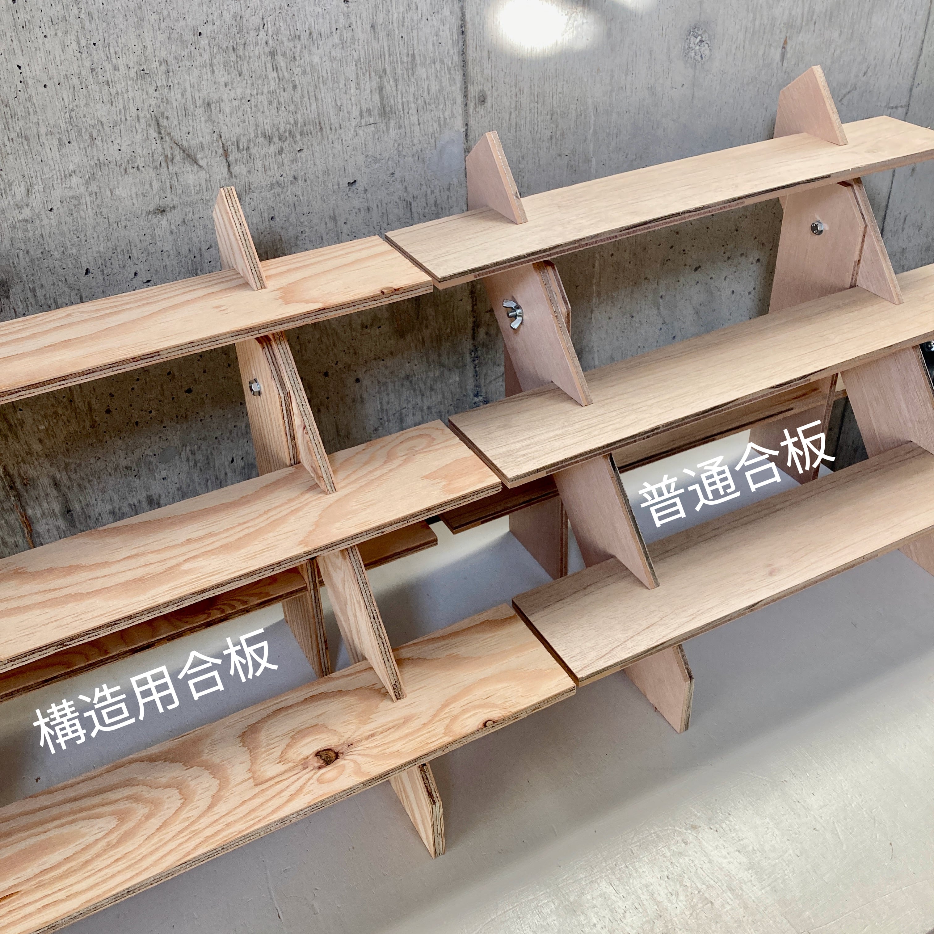 いち お店型什器 （6枚屋根） 計3点 （イベント什器 ハンドメイド