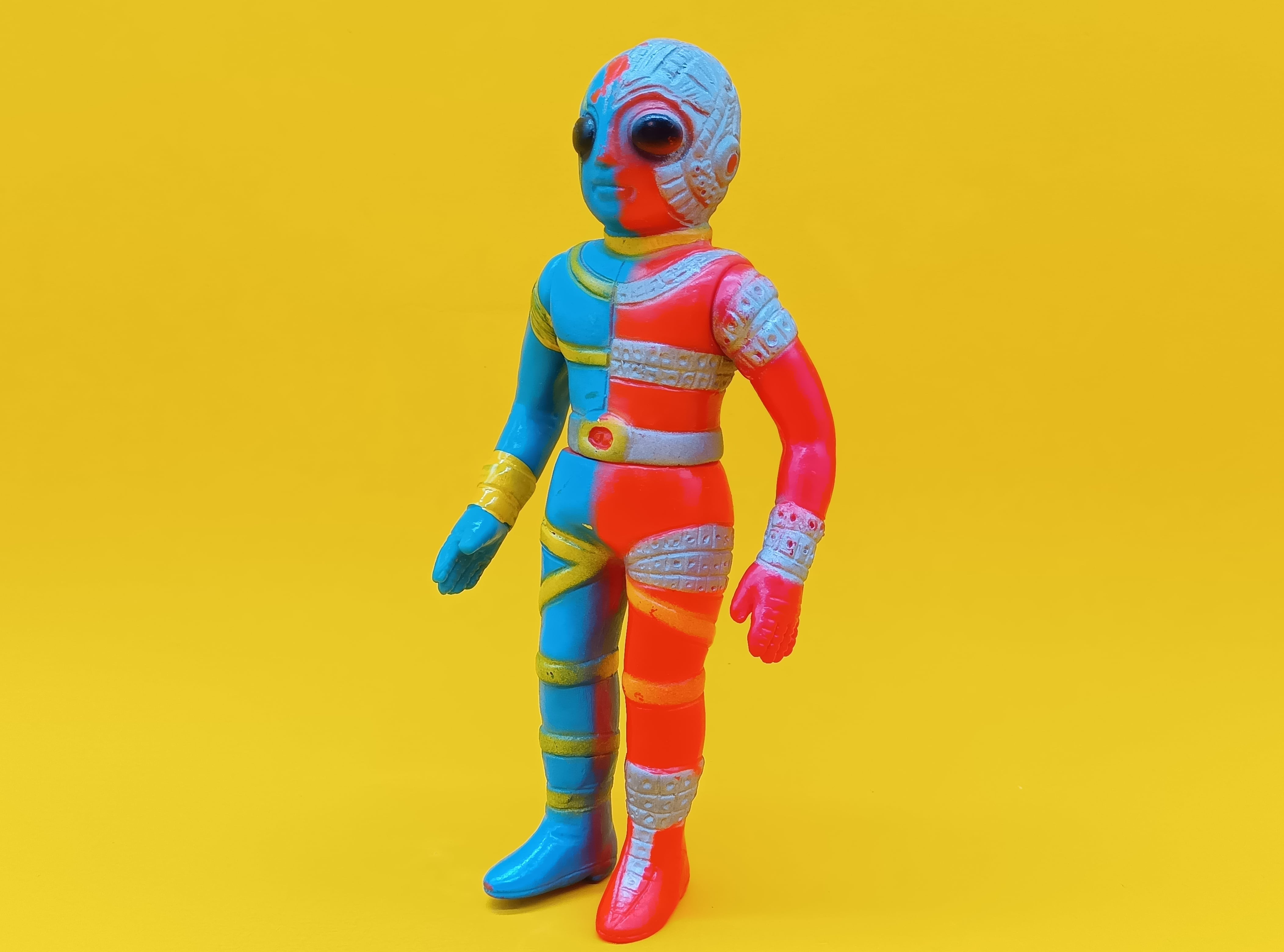 人造人間・キカイダー ソフビ人形 25cm 海賊版 人造人間・キカイダー
