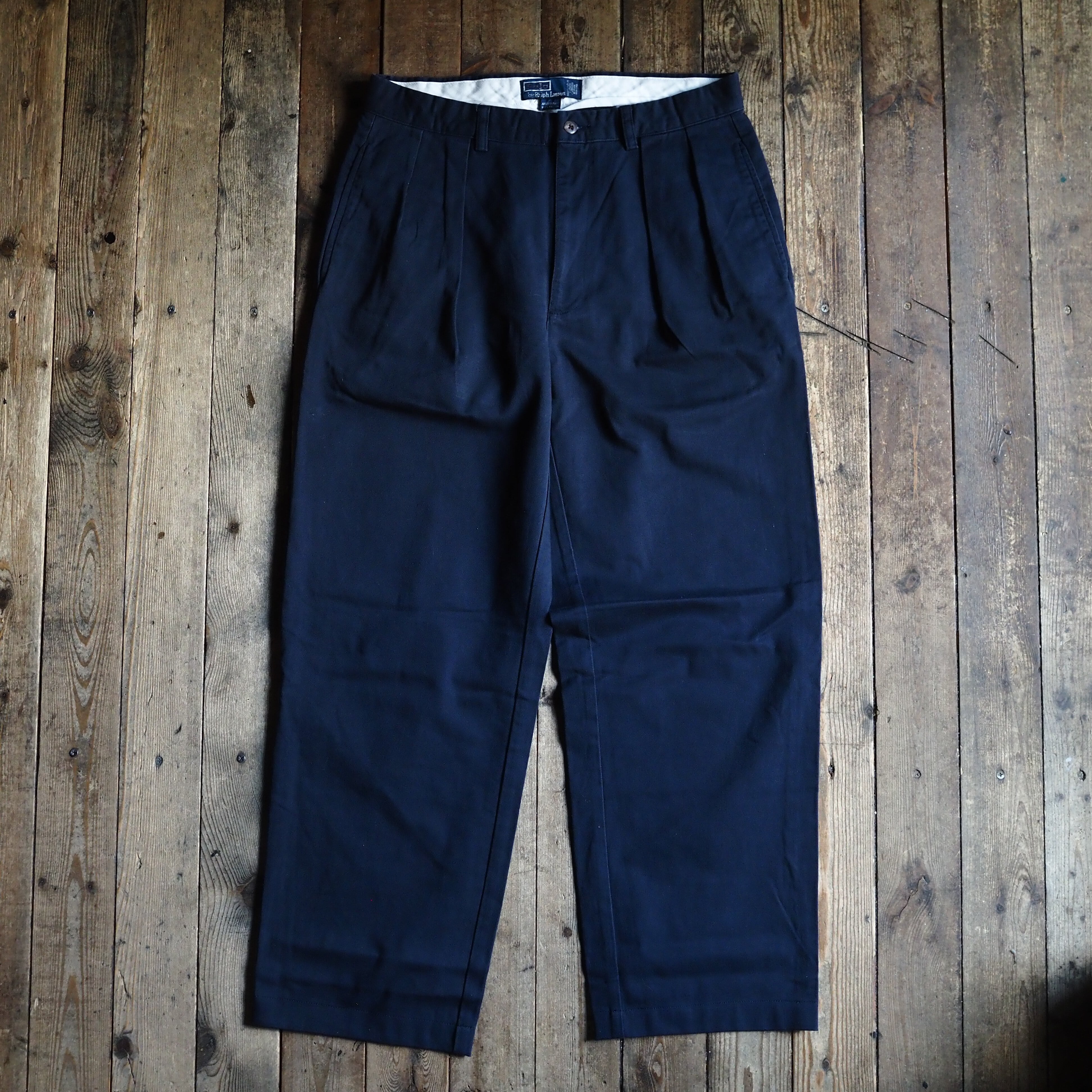 Britpop! Polo by Ralph Lauren Polo Chino “ANDREW PANT” W32 ラルフ