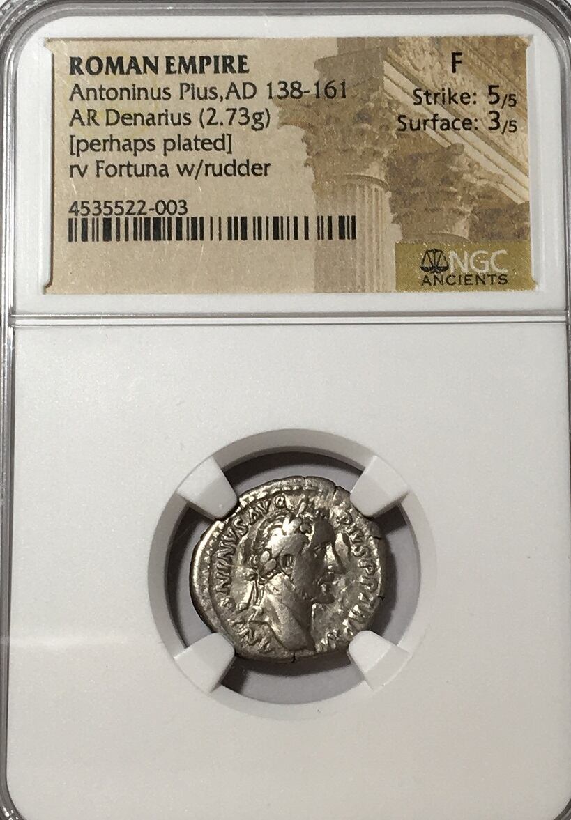 ローマ帝国 アントニヌス・ピウス デナリウス銀貨