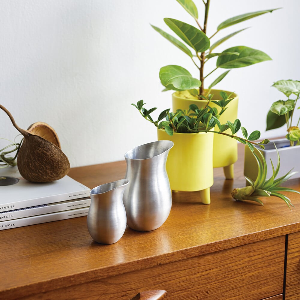 水やりにちょうど良いアルミの水差し（S）／ガーデニング 観葉植物