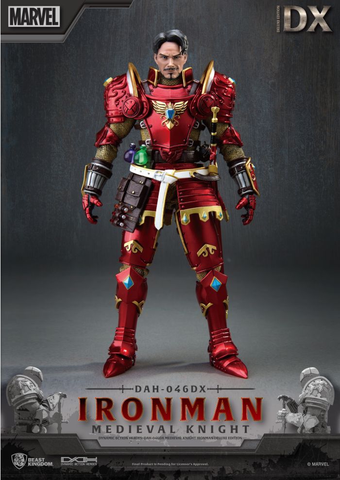 Beast-Kingdom USA | DAH-046DX Medieval Knight – Iron Man Deluxe