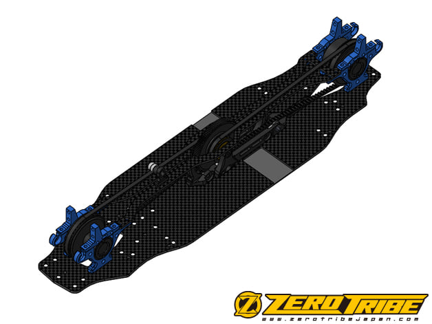 TAMIYA TRF420/ZEROTRIBE Zetricks MID付き TAMIYA TRF420/ZEROTRIBE