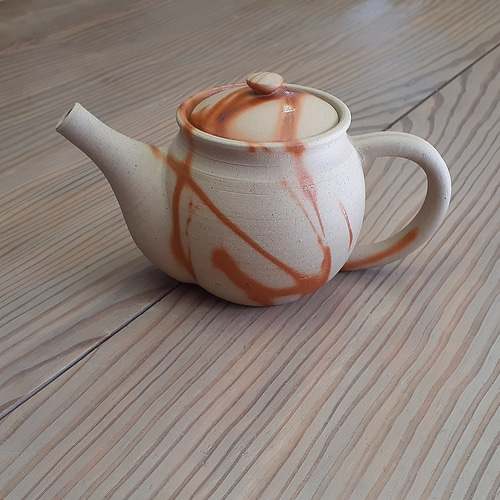 備前焼 茶器 緋襷 宝瓶 蕾 備前焼 茶器 緋襷 宝瓶 蕾