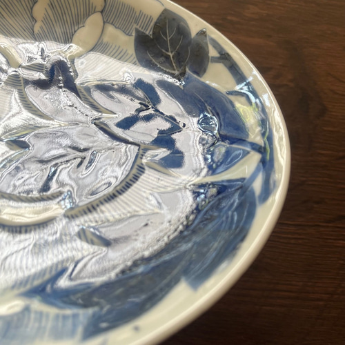 古伊万里染付牡丹6寸皿3枚 中皿 antique art nozomi 通販 18205960