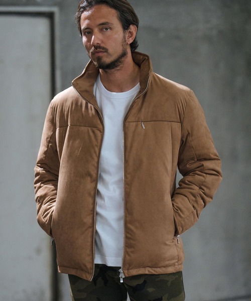 セール】mj10061-synthetic suede leather Thinsulate rider jacket