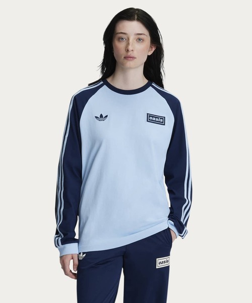 adidas Originals × Oasis ツアー スリーストライプス 長袖Tシャツ