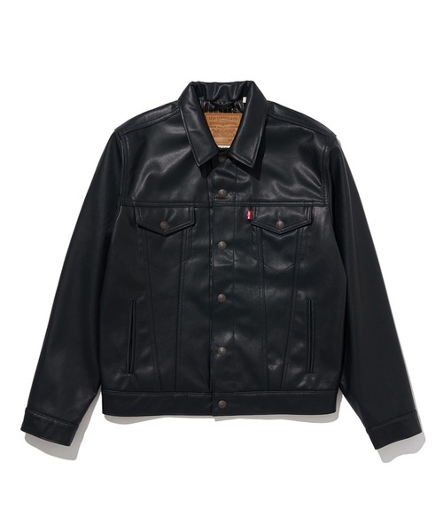 セール】Levi's/リーバイス JAPAN LIMITED LEATHER TRUCKER JACKET