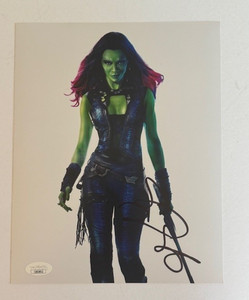 ゾーイサルダナ アバター サイン オートグラフ 8×10インチ ガモーラ