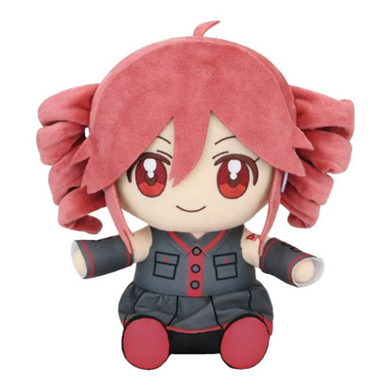 Kasane Teto Plush, 7.9 Inch Nippurike Mascot Yoshiwara Ramen Japan