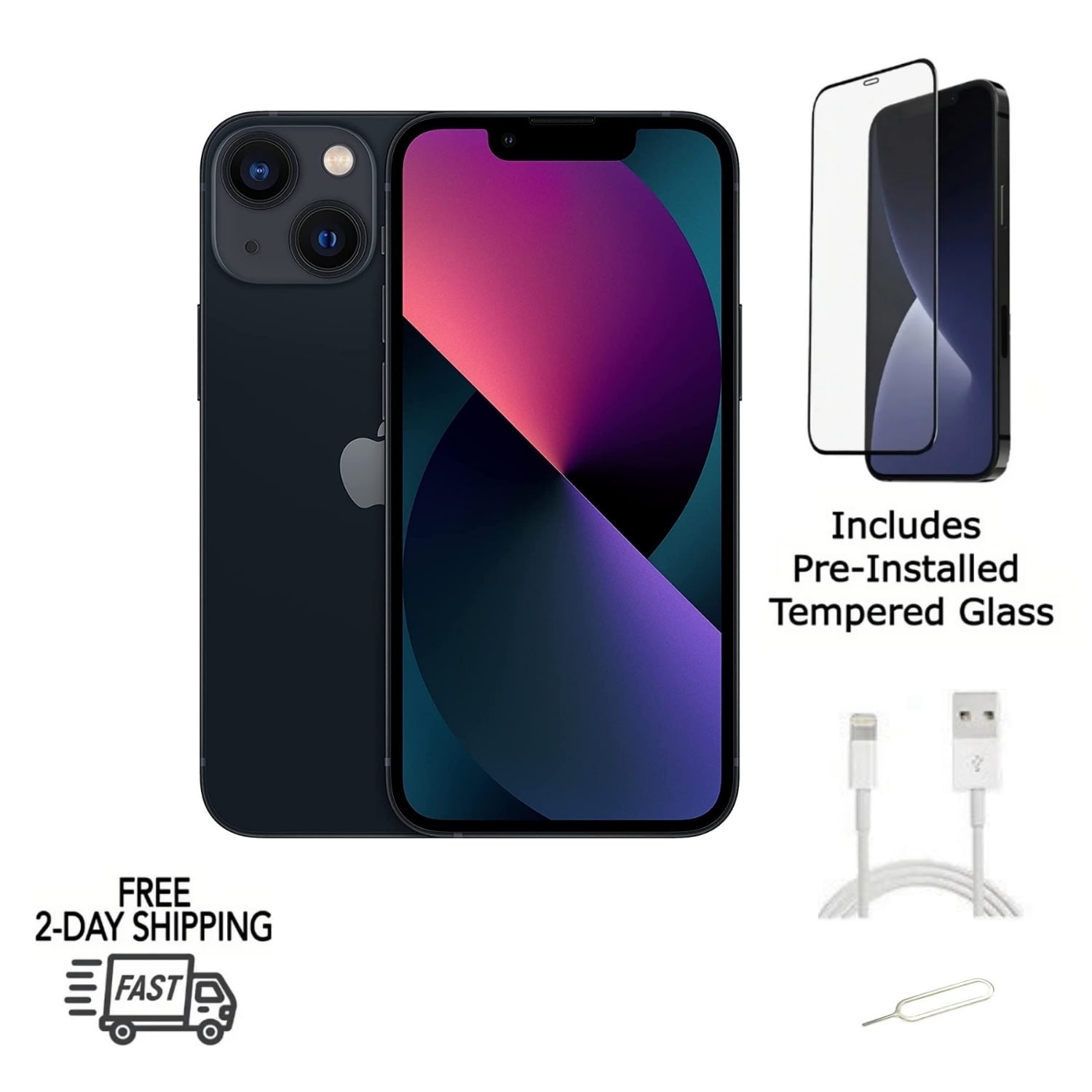 Apple iPhone 13 mini 128GB 工場 ミッドナイト 本体