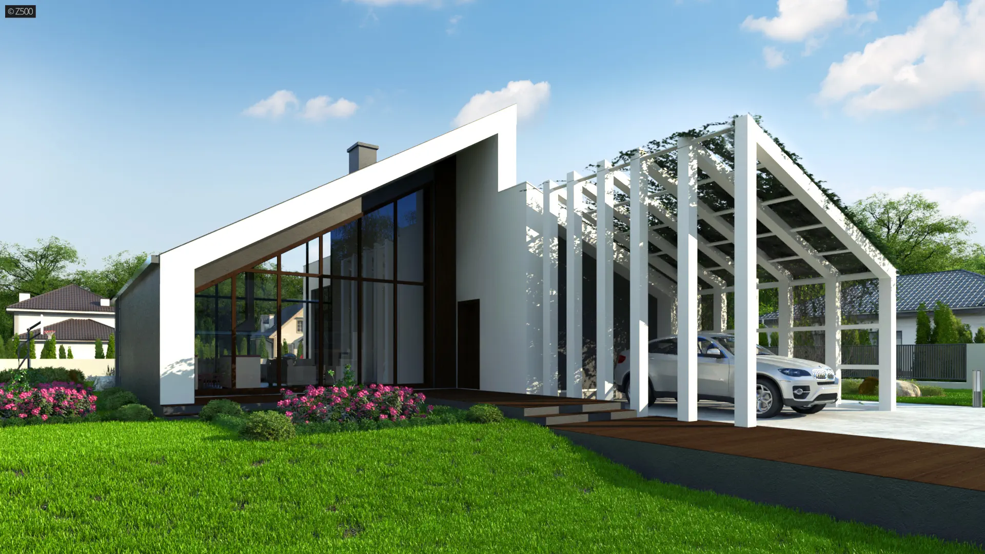Project house variants one-floor Zx201.