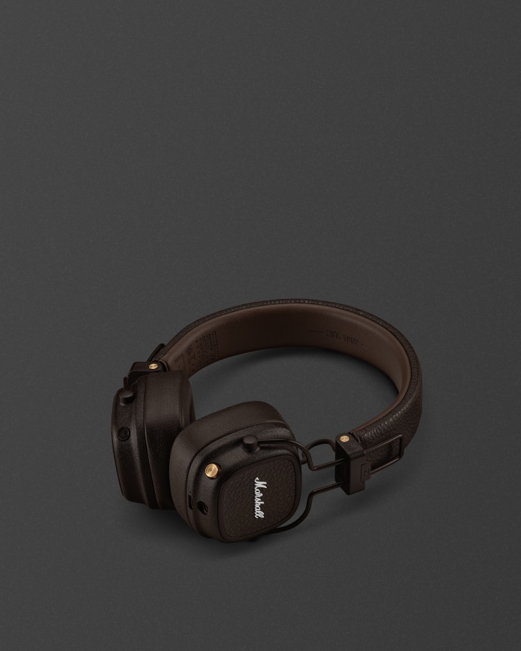 Major V Brown - オンイヤーヘッドホン | Marshall.com