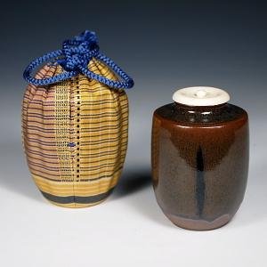 大名物 古瀬戸茶入 筒井肩衝写 瑞光窯 佐々木八十二造 共箱 : 茶道具商