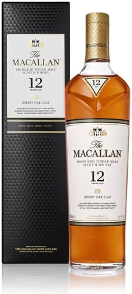 Amazon.co.jp: ザ マッカラン 12年 シェリーオーク 正規品 40度 700ml