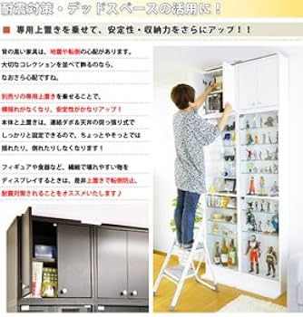 Amazon | コレクションラック 【ルーク】 深型ハイタイプ専用上置き
