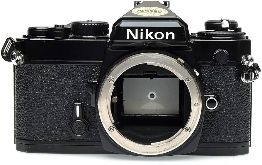 Amazon.com : Black Nikon FE SLR film camera : Point And Shoot