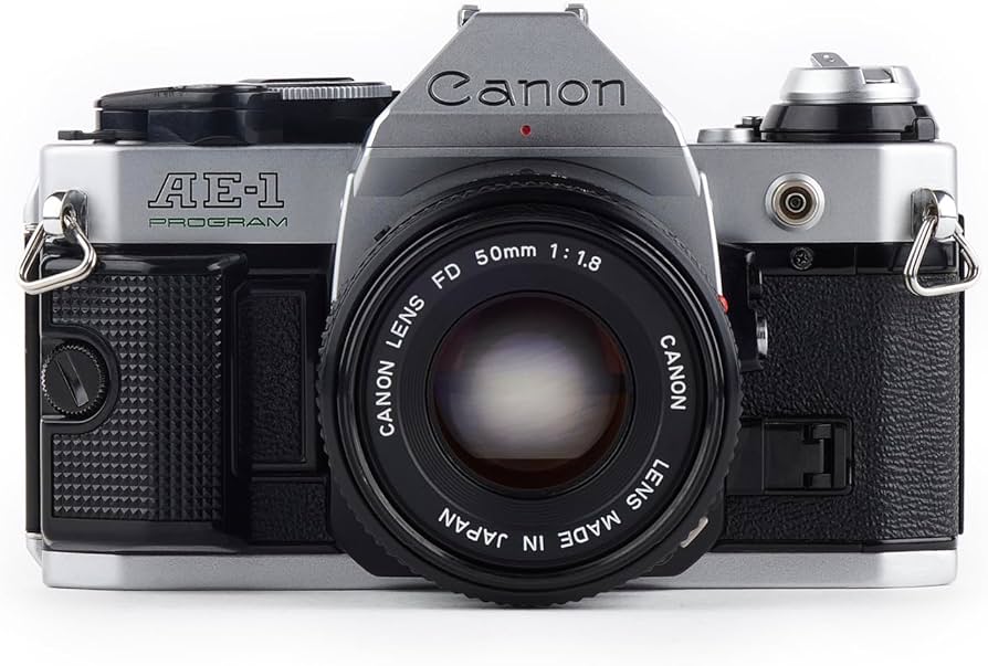 Amazon.com : Canon AE-1 Program 35mm SLR Film Camera Kit 50mm MF