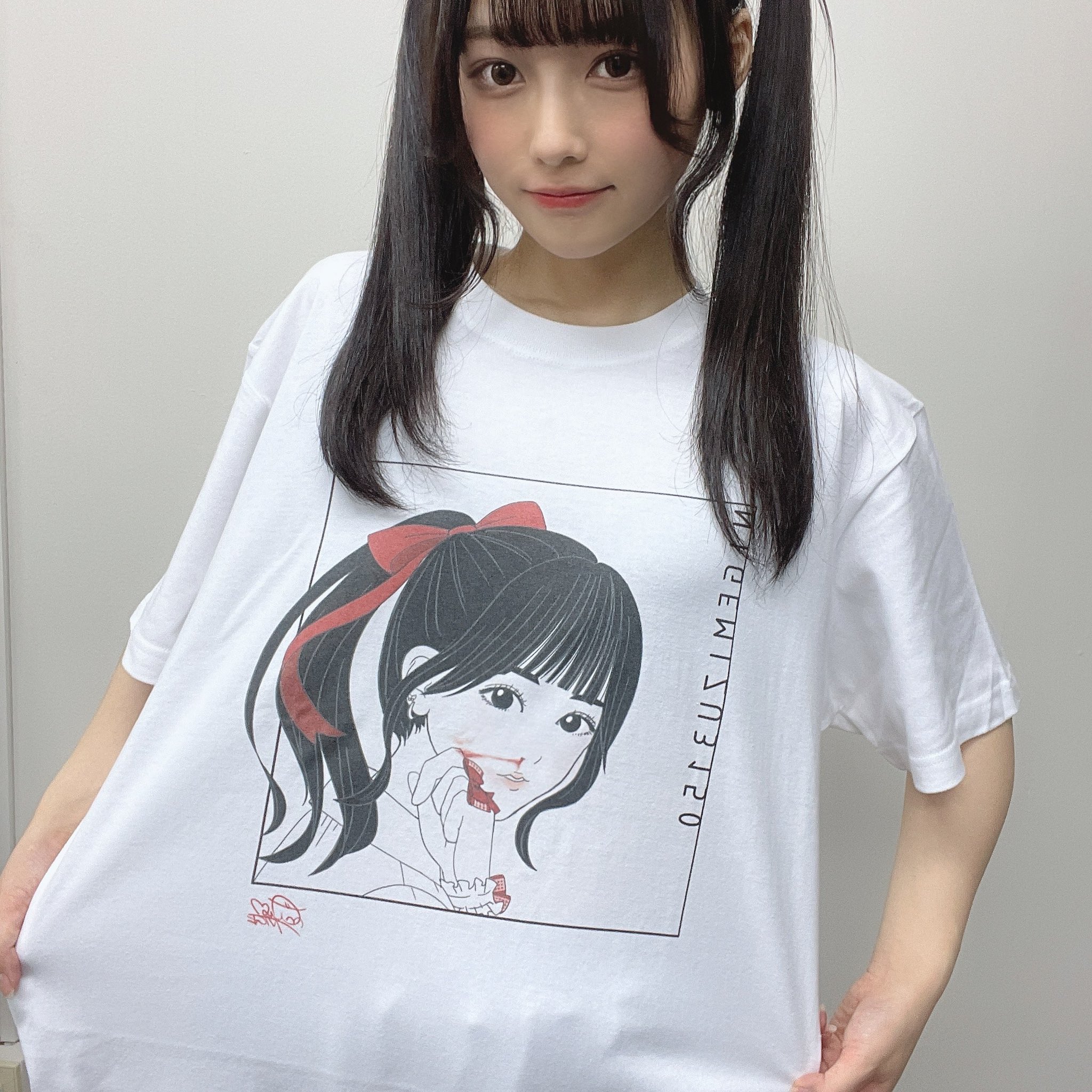 逃げ水あむ 生誕Tシャツ L あむはアイドル5ねんせい！みんなまとめて