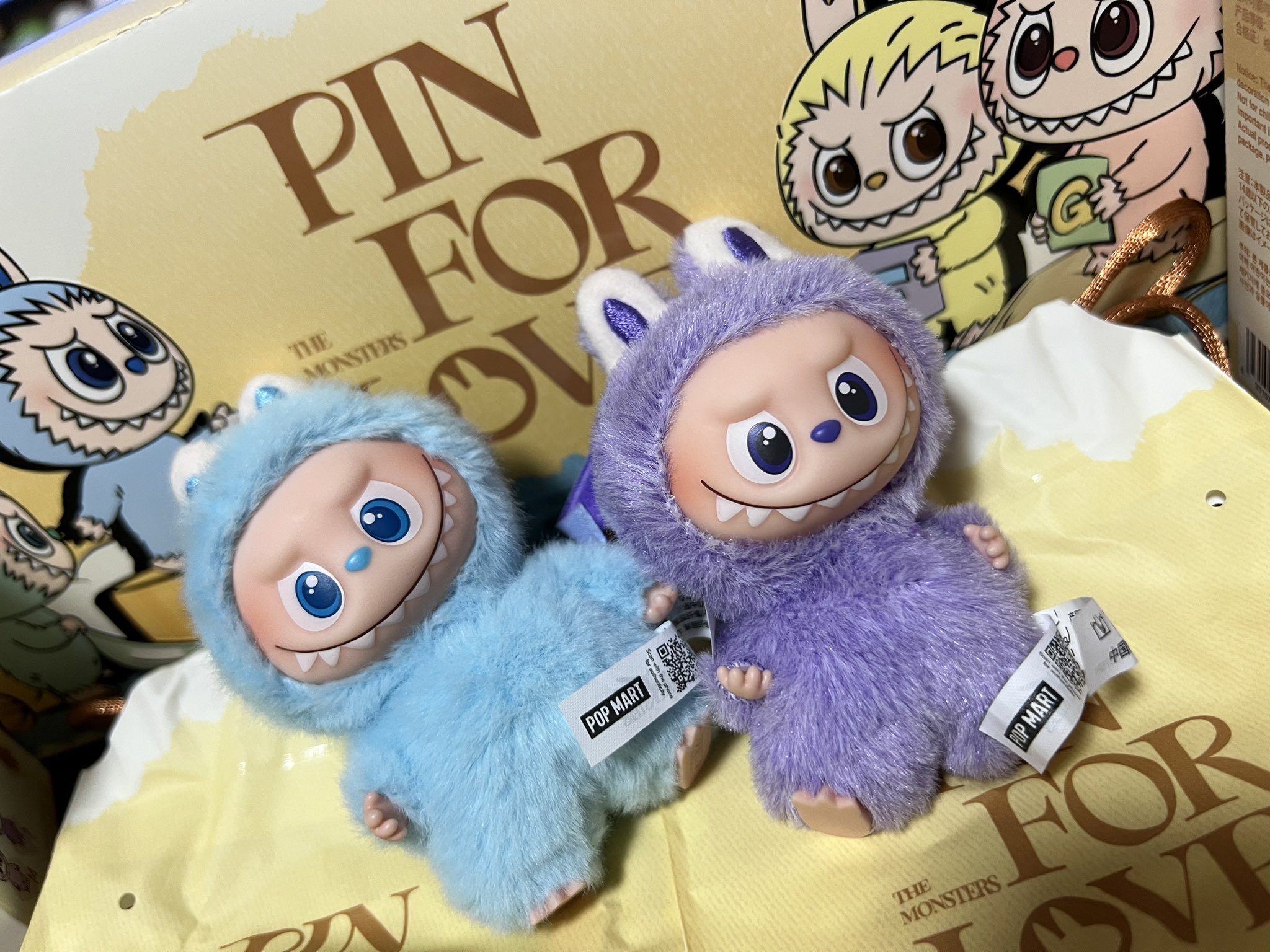 PIN FOR LOVE LABUBU ラブブ ぬいぐるみ 6個セット THE MONSTER PIN