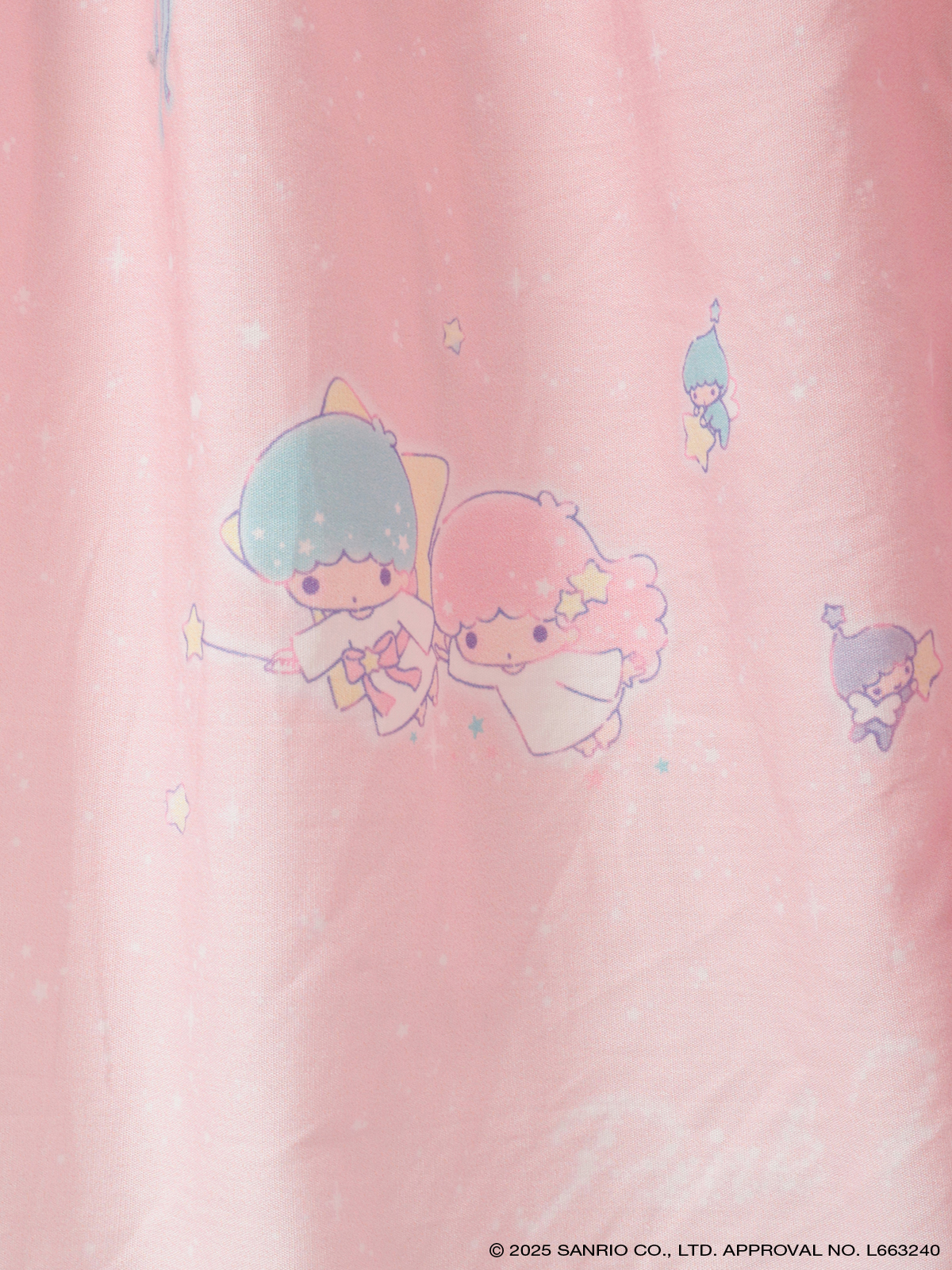 Little Twin Stars×PINK HOUSE A Starry Night Wish柄スカート｜ピンク