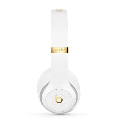 Beats Studio 3 Wireless Bluetooth Headphones + Power Adapter White