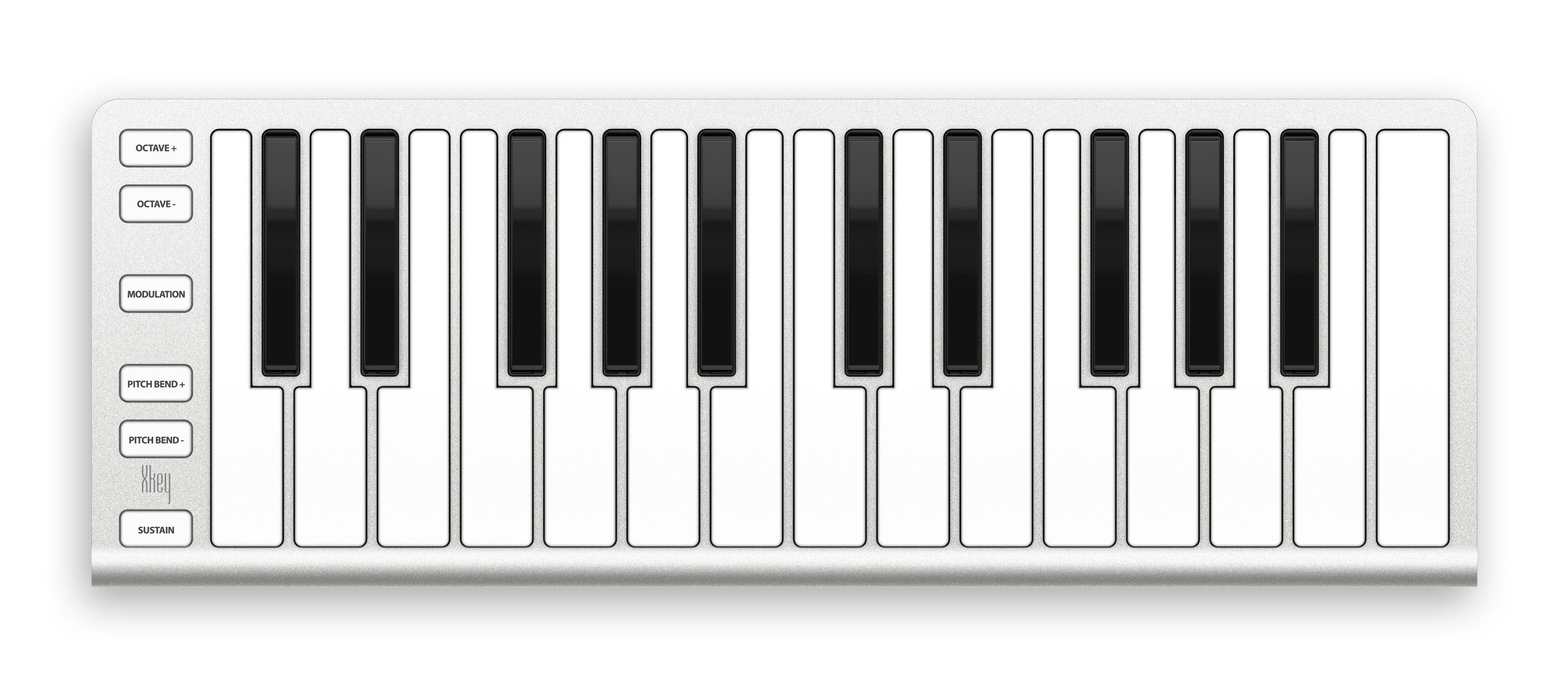 超薄型USB-MIDIキーボード「Xkeyシリーズ」「Xkey Airシリーズ