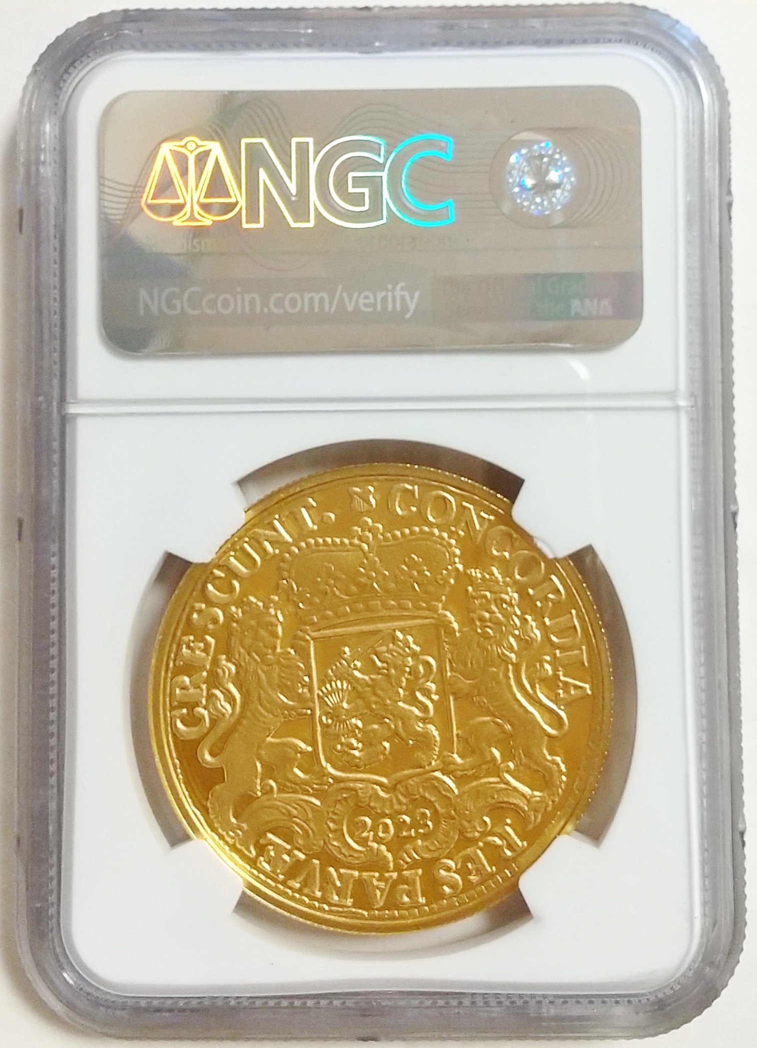 モスバーガー40周年純金切手型カード モスバーガー40周年純金切手型